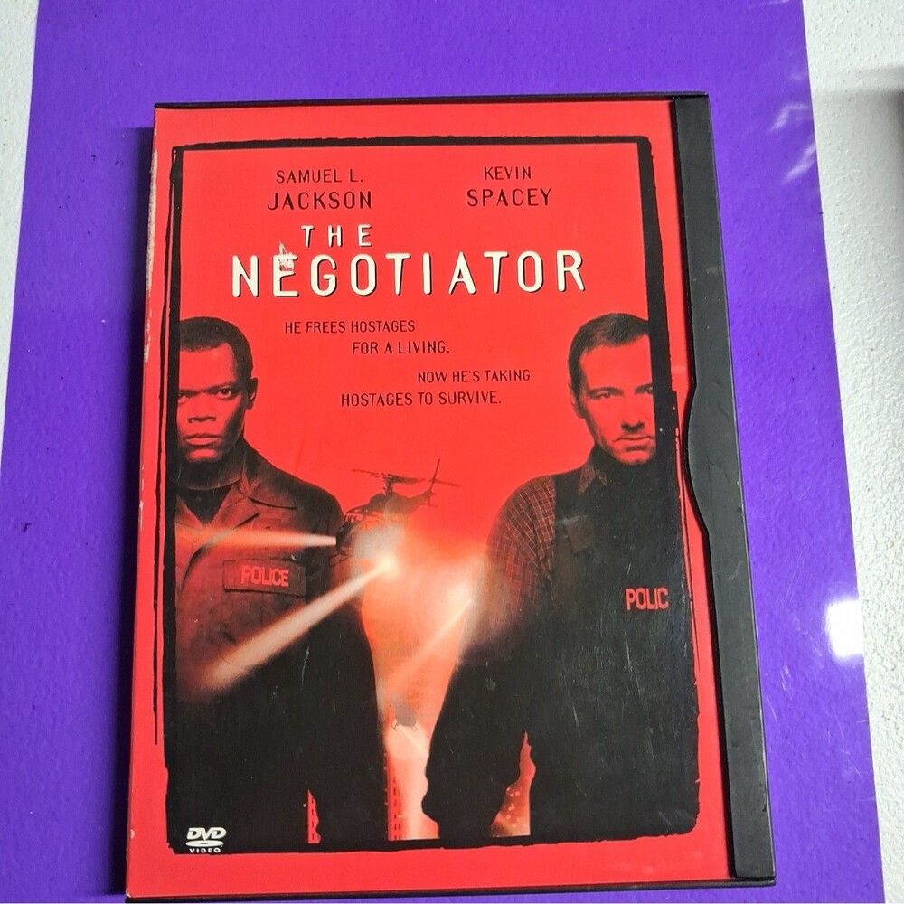 The Negotiator (DVD, 1998, Widescreen) Snapcase Kevin Spacey Brand New Sealed